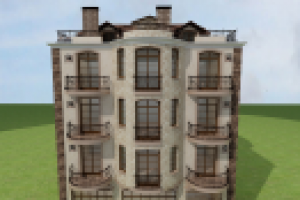 Фасад частного отеля г. Анапа