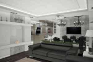 Квартира в подмосковье. Зал.