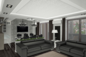 Квартира в подмосковье. Зал.