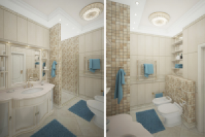 Загородный дом. Санузел.