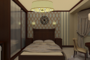 Проект частного отеля. г. Анапа. Номер Люкс.