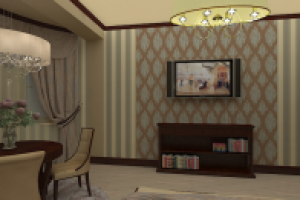 Проект частного отеля. г. Анапа. Номер Люкс.