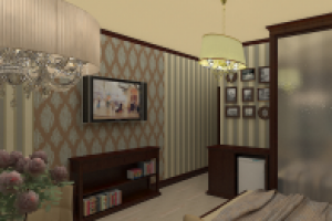 Проект частного отеля. г. Анапа. Номер Люкс.