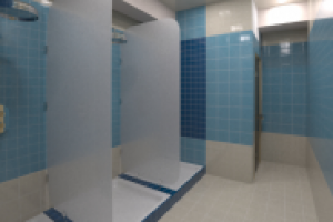 Проект фитнес клуба. г. Москва. Мужская душевая.