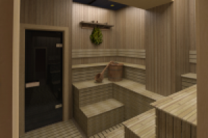 Проект фитнес клуба. г. Москва. Сауна.