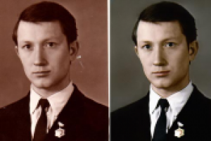 Ч.б в цвет (слегка)