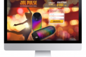 Дизайн лендинга для JBL Pulse