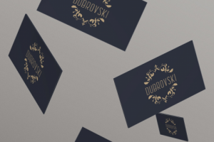 Логотип ресторана "DUBROVSKY"