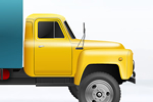 Отрисовка грузового автомобиля по фотографии