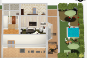 Проект коттеджа художника-5 вид