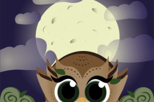 Сова в Adobe illustrator