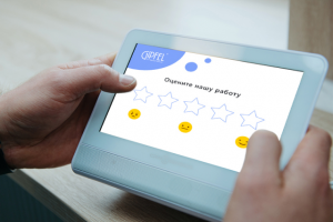 Терминал оценки качества обслуживания Gipfel