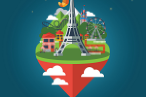 Ночной город (flat)