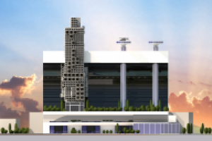 Общественно-деловой центр. Курсовой проект.