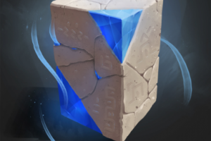 куб из двух материалов