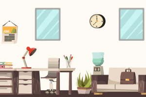 анимированный офис