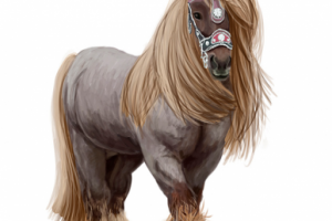 лошадь в полный рост