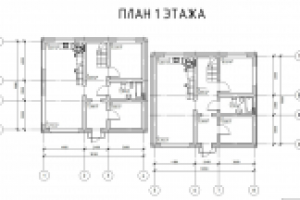 Проектирование индивидуального 2х этажного дома.
