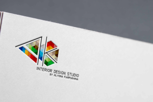 Логотип для студии дизайна интерьера Алены Карпухиной