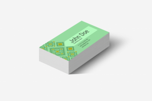 Шаблон визитки