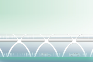 Мост-тоннель. Вектор