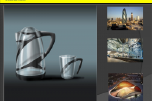 Дизайн чайника в стиле архитектора Нормана Фостера