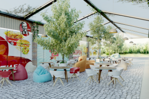 Визуализация фудкорта в г. Алматы