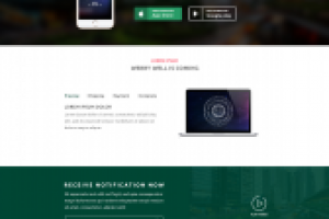 Лендинг - моб приложение