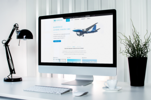 Landing page "Aviation.kz"
