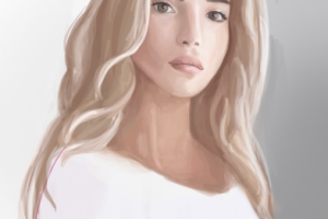 Блондинка арт