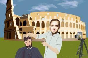 Иллюстрация в рамках сотрудничества с компанией HP