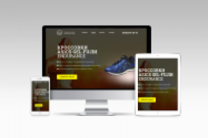 Лендинг для интернет-магазина по продаже спортивной обуви