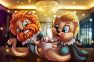 Драка за латте