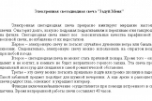 Светодиодная свеча