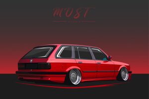 Vector illustration BMW e30