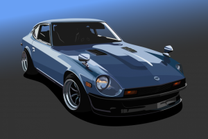 Vector illustration Datsun