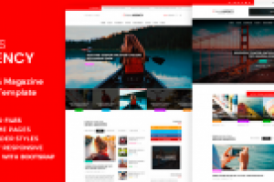 Шаблон новостного агенства для Themeforest