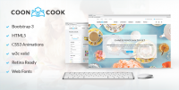 Шаблон кулинарного магазина для Themeforest