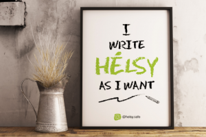 Серия плакатов для кафе Helsy