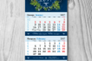 Календарь новогодний для группы компаний "Наследие"