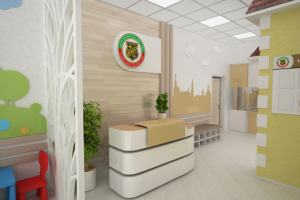 Интерьер холла детского центра "Орион"