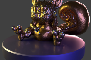 Модель существа по концепт-арту (Sculpting)