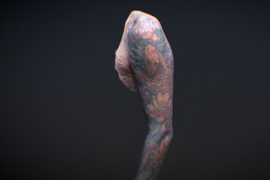 3D Скан татуировки