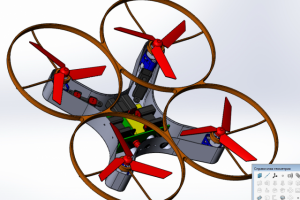 проектирование и доработка дизайна квадрокоптера