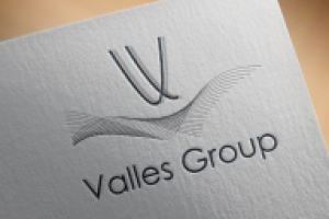 Логотип компании по про-ву напольных покрытий "Valles Group"
