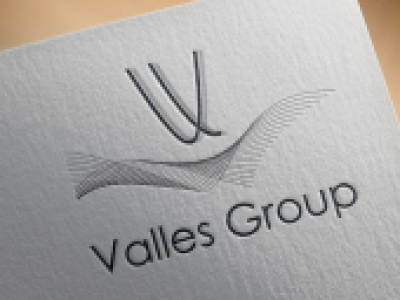 Логотип компании по про-ву напольных покрытий "Valles Group"