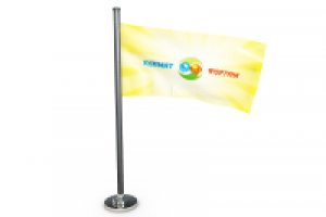 Флажок фирмы по продаже климатической техники "Климат-Фортуна"