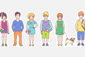 иллюстрации для аппликаций, персонажи