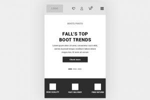 Мобильная версия магазина "Classy Shoe"