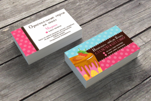 Визитка для тортов на заказ